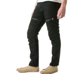 Refinery Republic Solid Black Straight Fit Jeans